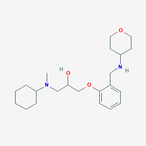 1-[cyclohexyl(methyl)amino]-3-{2-[(tetrahydro-2H-pyran-4-ylamino)methyl]phenoxy}-2-propanol