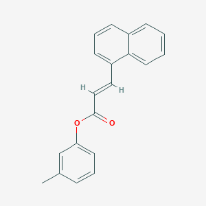 3-methylphenyl 3-(1-naphthyl)acrylate