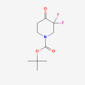molecular formula C10H15F2NO3 B599146 tert-Butyl 3,3-difluoro-4-oxopiperidine-1-carboxylate CAS No. 1215071-17-2