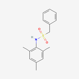 molecular formula C16H19NO2S B5991574 1-phenyl-N-(2,4,6-trimethylphenyl)methanesulfonamide 