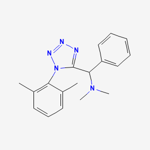 1-[1-(2,6-dimethylphenyl)tetrazol-5-yl]-N,N-dimethyl-1-phenylmethanamine