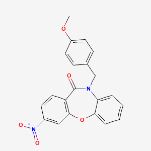 10-(4-methoxybenzyl)-3-nitrodibenzo[b,f][1,4]oxazepin-11(10H)-one