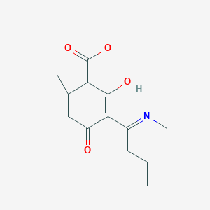 methyl 2,2-dimethyl-5-[1-(methylamino)butylidene]-4,6-dioxocyclohexanecarboxylate