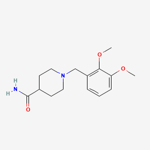 molecular formula C15H22N2O3 B5991887 1-(2,3-dimethoxybenzyl)-4-piperidinecarboxamide 