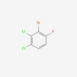 molecular formula C6H2BrCl2F B599189 2-Bromo-3,4-dichloro-1-fluorobenzene CAS No. 1365271-91-5