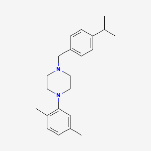 1-(2,5-dimethylphenyl)-4-(4-isopropylbenzyl)piperazine