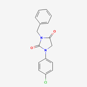 3-Benzyl-1-(4-chlorophenyl)imidazolidine-2,4-dione