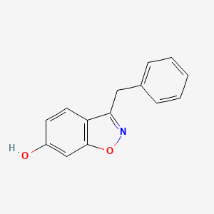 molecular formula C14H11NO2 B5992005 3-Benzyl-1,2-benzoxazol-6-ol 