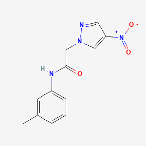 N-(3-methylphenyl)-2-(4-nitro-1H-pyrazol-1-yl)acetamide