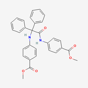 molecular formula C30H26N2O5 B5992067 dimethyl 4,4'-[(1-oxo-2,2-diphenyl-1,2-ethanediyl)diimino]dibenzoate 