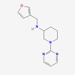 N-(3-furylmethyl)-1-(2-pyrimidinyl)-3-piperidinamine