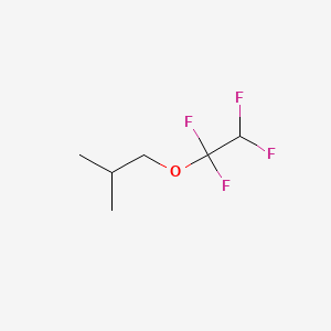 molecular formula C6H10F4O B599212 2-Methyl-1-(1,1,2,2-tetrafluoroethoxy)propane CAS No. 18180-34-2