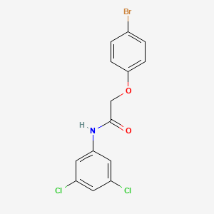 molecular formula C14H10BrCl2NO2 B5992147 2-(4-bromophenoxy)-N-(3,5-dichlorophenyl)acetamide 