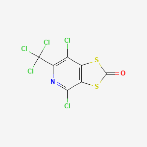 4,7-dichloro-6-(trichloromethyl)[1,3]dithiolo[4,5-c]pyridin-2-one