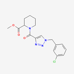 methyl 1-{[1-(3-chlorobenzyl)-1H-1,2,3-triazol-4-yl]carbonyl}-2-piperidinecarboxylate