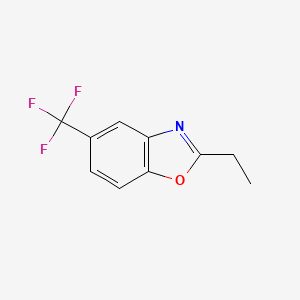 B599225 2-Ethyl-5-(trifluoromethyl)benzoxazole CAS No. 1267428-36-3