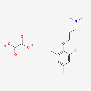 3-(2-chloro-4,6-dimethylphenoxy)-N,N-dimethylpropan-1-amine;oxalic acid