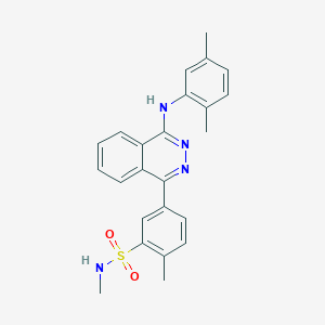 5-{4-[(2,5-dimethylphenyl)amino]phthalazin-1-yl}-N,2-dimethylbenzenesulfonamide