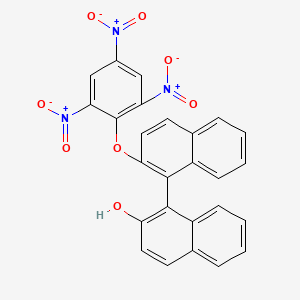 1-[2-(2,4,6-Trinitrophenoxy)naphthalen-1-yl]naphthalen-2-ol