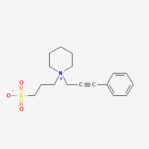 3-[1-(3-phenyl-2-propynyl)tetrahydro-1(2H)-pyridiniumyl]-1-propanesulfonate