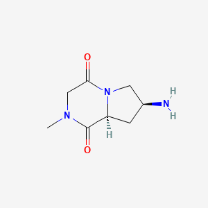 (7S,8aS)-7-Amino-2-methylhexahydropyrrolo[1,2-a]pyrazine-1,4-dione