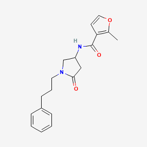 2-methyl-N-[5-oxo-1-(3-phenylpropyl)-3-pyrrolidinyl]-3-furamide