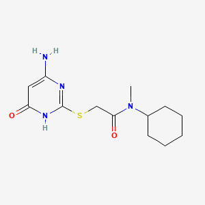 molecular formula C13H20N4O2S B5992731 MFCD09276744 