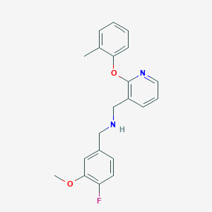 (4-fluoro-3-methoxybenzyl){[2-(2-methylphenoxy)-3-pyridinyl]methyl}amine