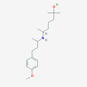 6-{[3-(4-methoxyphenyl)-1-methylpropyl]amino}-2-methyl-2-heptanol