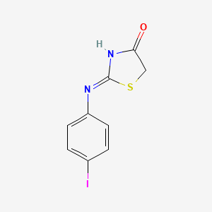 2-[(4-iodophenyl)amino]-1,3-thiazol-4(5H)-one