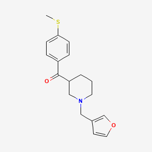 [1-(3-furylmethyl)-3-piperidinyl][4-(methylthio)phenyl]methanone