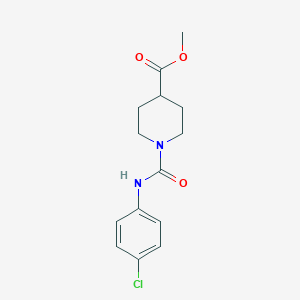 methyl 1-{[(4-chlorophenyl)amino]carbonyl}-4-piperidinecarboxylate