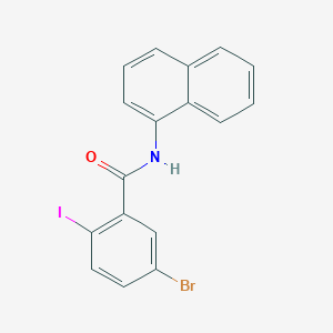 5-bromo-2-iodo-N-1-naphthylbenzamide