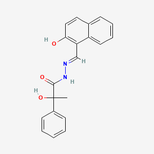 2-hydroxy-N-[(E)-(2-hydroxynaphthalen-1-yl)methylideneamino]-2-phenylpropanamide