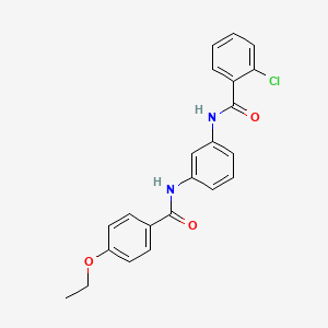 2-chloro-N-{3-[(4-ethoxybenzoyl)amino]phenyl}benzamide