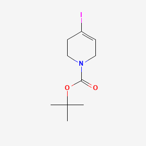 molecular formula C10H16INO2 B599339 4-Iodo-3,6-dihydro-2H-pyridine-1-carboxylic acid tert-butyl ester CAS No. 281204-89-5