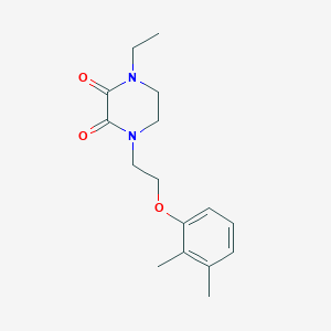 1-[2-(2,3-dimethylphenoxy)ethyl]-4-ethyl-2,3-piperazinedione