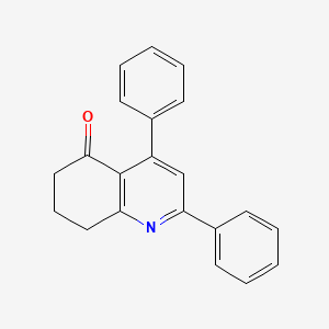 molecular formula C21H17NO B5993393 2,4-diphenyl-7,8-dihydro-5(6H)-quinolinone 