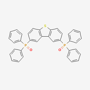 molecular formula C36H26O2P2S B599361 2,8-Bis(diphenylphosphoryl)dibenzo[b,d]thiophene CAS No. 1019842-99-9