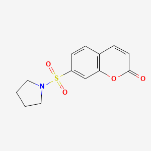 7-(Pyrrolidinylsulfonyl)chromen-2-one