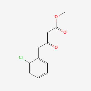 molecular formula C11H11ClO3 B599369 Methyl 4-(2-chlorophenyl)-3-oxobutanoate CAS No. 116921-39-2
