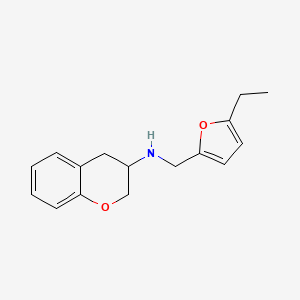 3,4-dihydro-2H-chromen-3-yl[(5-ethyl-2-furyl)methyl]amine