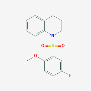 1-[(5-fluoro-2-methoxyphenyl)sulfonyl]-1,2,3,4-tetrahydroquinoline