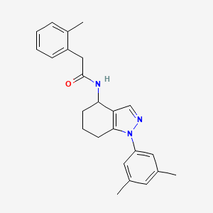 N-[1-(3,5-dimethylphenyl)-4,5,6,7-tetrahydro-1H-indazol-4-yl]-2-(2-methylphenyl)acetamide