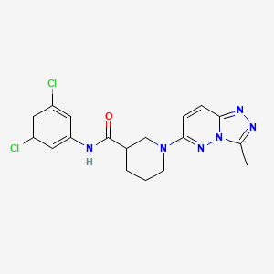 N-(3,5-dichlorophenyl)-1-(3-methyl[1,2,4]triazolo[4,3-b]pyridazin-6-yl)-3-piperidinecarboxamide