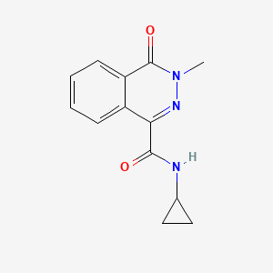 N-cyclopropyl-3-methyl-4-oxo-3,4-dihydrophthalazine-1-carboxamide