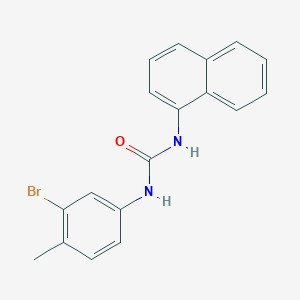 N-(3-bromo-4-methylphenyl)-N'-1-naphthylurea