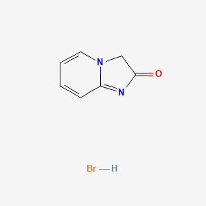 molecular formula C7H7BrN2O B599404 咪唑并[1,2-a]吡啶-2(3H)-酮氢溴酸盐 CAS No. 107934-07-6