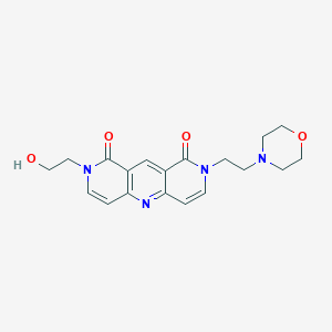 2-(2-hydroxyethyl)-8-[2-(4-morpholinyl)ethyl]pyrido[4,3-b]-1,6-naphthyridine-1,9(2H,8H)-dione