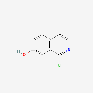 molecular formula C9H6ClNO B599416 1-氯异喹啉-7-醇 CAS No. 168003-06-3